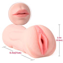 3D Realistic Oral Blow Job Deep Throat Vagina Pocket Pussy Stroker - Adult Toys