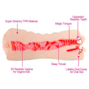 3D Realistic Oral Blow Job Deep Throat Vagina Pocket Pussy Stroker - Adult Toys
