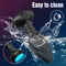 App-Controlled Vibrating Anal Plug Flashing Light Base 9 Rotating Prostate