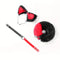Cute Fox Tail Plug Tail With Small Butt Plug Cat Ears Collar Metal Anal Toy